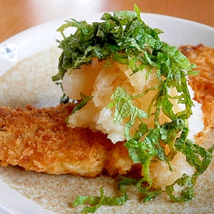 おろしと青じそで食べる さわらフライ レシピ 作り方 By なな1151 楽天レシピ おろしと青じそで食べる さわらフライ レシピ 作り方 By なな1151 楽天レシピ